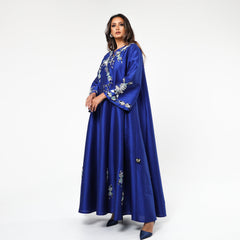 دراعة مشغولة يدويا بالريسم والخرز و اللولو فخمه جداً - tahaniboutique