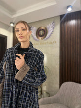 Ready-made - soft wool jacket, double stitching