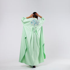 Practical armband embroidered with resin threads and embroidery