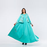 Practical dress embroidered with rissam threads