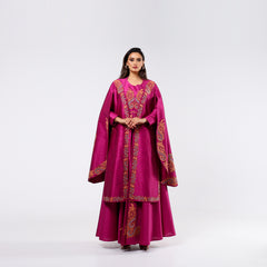 Distinctive dress with hand embroidery