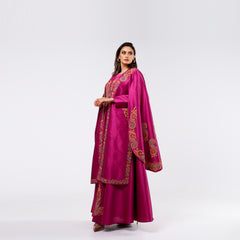 Distinctive dress with hand embroidery