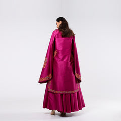 Distinctive dress with hand embroidery