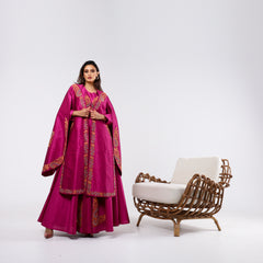 Distinctive dress with hand embroidery