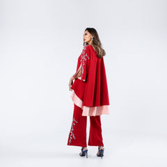 A very elegant suit, distinguished by its luxurious handwork.