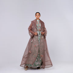 VIP Dress - A handcrafted piece of art made of woven fabric, threads, sequins, and Japanese beads.