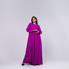 A very elegant and distinctive dress with luxurious hand embroidery