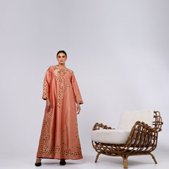 Very elegant and distinctive armband with hand embroidery and sequins