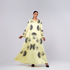 A very elegant and distinctive arm with luxurious hand embroidery