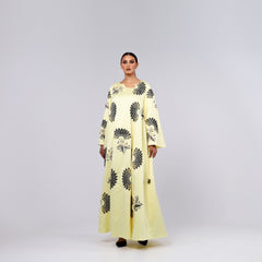 A very elegant and distinctive arm with luxurious hand embroidery