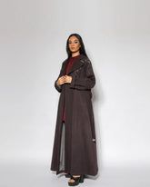 جاكيت جوخ ناعم مشغول شك يدوي - tahaniboutique