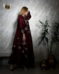 بدلة نسائية فخمة بتصميم يدوي - قصات دقيقة - tahaniboutique