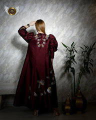 بدلة نسائية فخمة بتصميم يدوي - قصات دقيقة - tahaniboutique