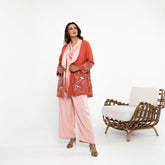 بدلة نسائية فخمة من ثلاث قطع - tahaniboutique