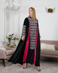 دراعة عملية مخمل ياباني - tahaniboutique