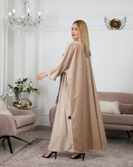 دراعة مخمل مع صوف شانيل - tahaniboutique