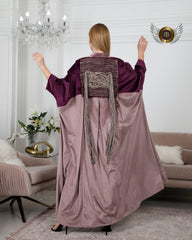 دراعة مخمل ياباني صوف - tahaniboutique