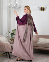 دراعة مخمل ياباني صوف - tahaniboutique