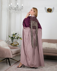 دراعة مخمل ياباني صوف - tahaniboutique