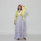 دراعة فخمة بقصة رائعة - شغل يدوي ودمج جاكار كرستال راقي مع جازار بليسيه - tahaniboutique