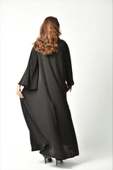 عباية مناسبات جيب ملونة - tahaniboutique