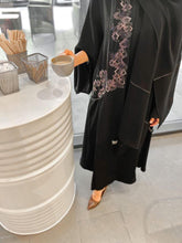 عباية مناسبات تطريز يدوي - tahaniboutique