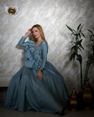 فستان سهرة فخم للمناسبات - tahaniboutique