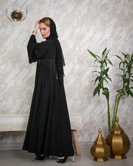 عباية السيدة قصات وبريم - tahaniboutique