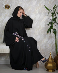 عباية مناسبات بكسرات خفيفة - tahaniboutique