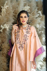 دراعة فخمة مزينة بالكرستال والأحجار - tahaniboutique