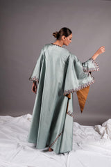 دراعة فخمة جدا تربل كلوش - tahaniboutique