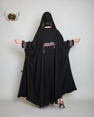 عباية لون موف - tahaniboutique