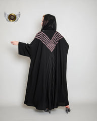 عباية كتف بنفجسي - tahaniboutique