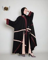 عباية كلوش فراشة كرمزية من تهاني بوتيك - tahaniboutique