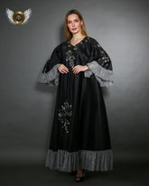 دراعة فخمة مشغولة يدويا - tahaniboutique