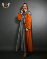 دراعة فخمة مع بريم ترتل - tahaniboutique