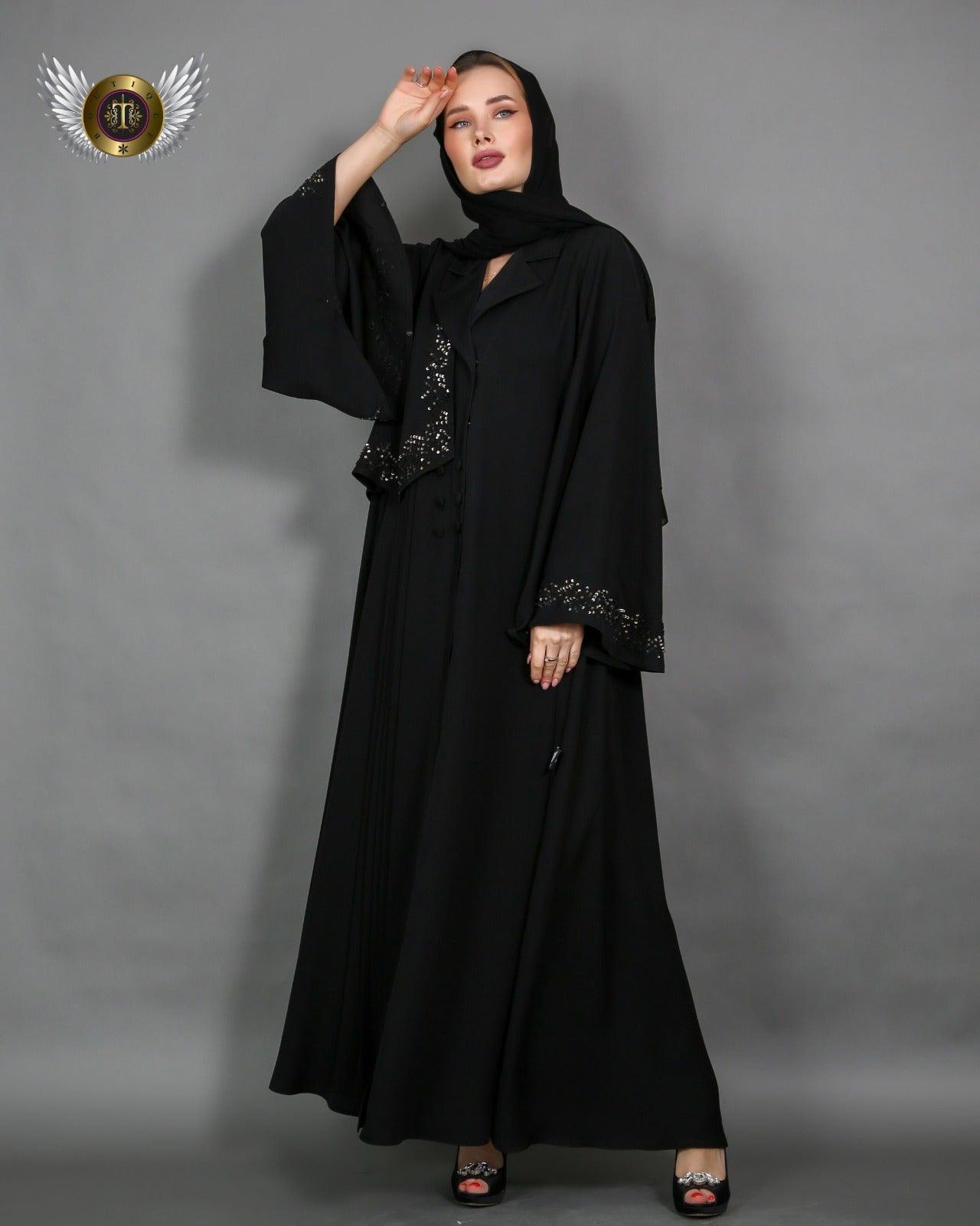 عباية رسمية قصة بليزر - tahaniboutique