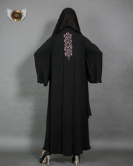 عباية قصات مع ملفع - tahaniboutique