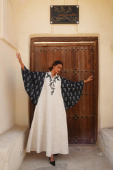 دراعة فخمة قماش جاكار - tahaniboutique