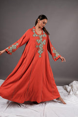 دراعة فخمة مشغولة يدويا - tahaniboutique