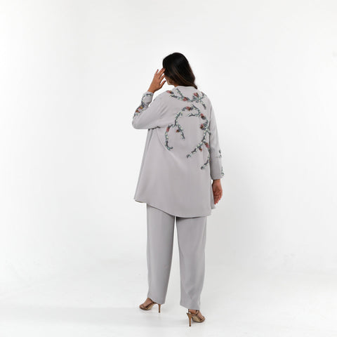 بدلة فخمة نسائية من أربع قطع - tahaniboutique