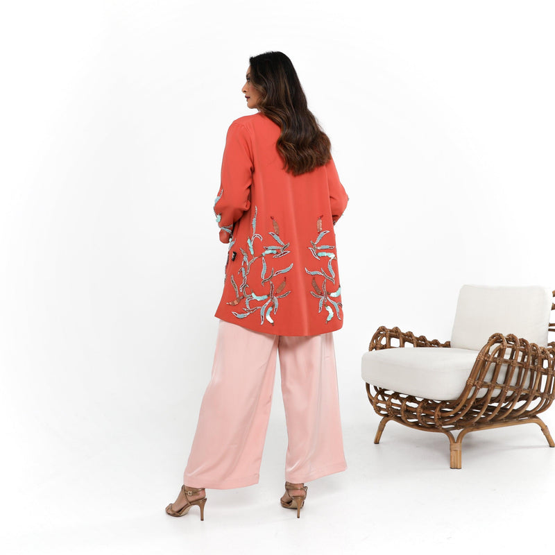 بدلة نسائية فخمة من ثلاث قطع - tahaniboutique