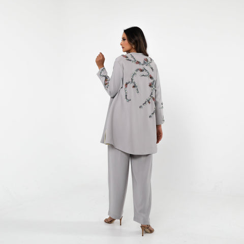 بدلة فخمة نسائية من أربع قطع - tahaniboutique