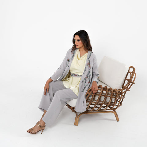 بدلة فخمة نسائية من أربع قطع - tahaniboutique