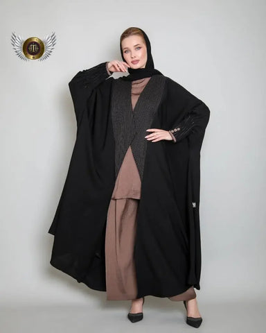 Lady's abaya with wrap