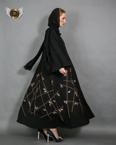 Open cut abaya