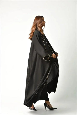 Colorful Prim Abaya from Tahani Boutique