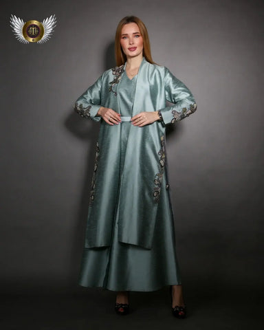 Luxury Shantung Women's Set - 2 Pieces Handcrafted