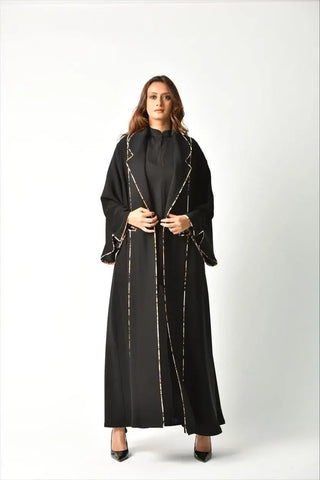 Colorful Prim Abaya from Tahani Boutique