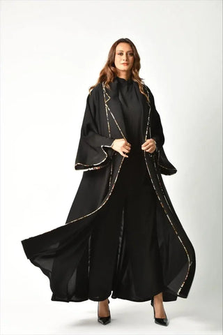 Colorful Prim Abaya from Tahani Boutique